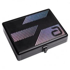 Estuche doble de aluminio Andro Black Star 