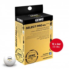 GEWO Select Pro 40+ *** Caja de 12 x 6 unidades, color blanco