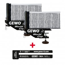 GEWO Set 2x Copa del Mundo Neta + 1x herramienta de medición