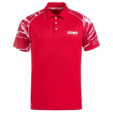 Polo GEWO Marmo II rojo/blanco